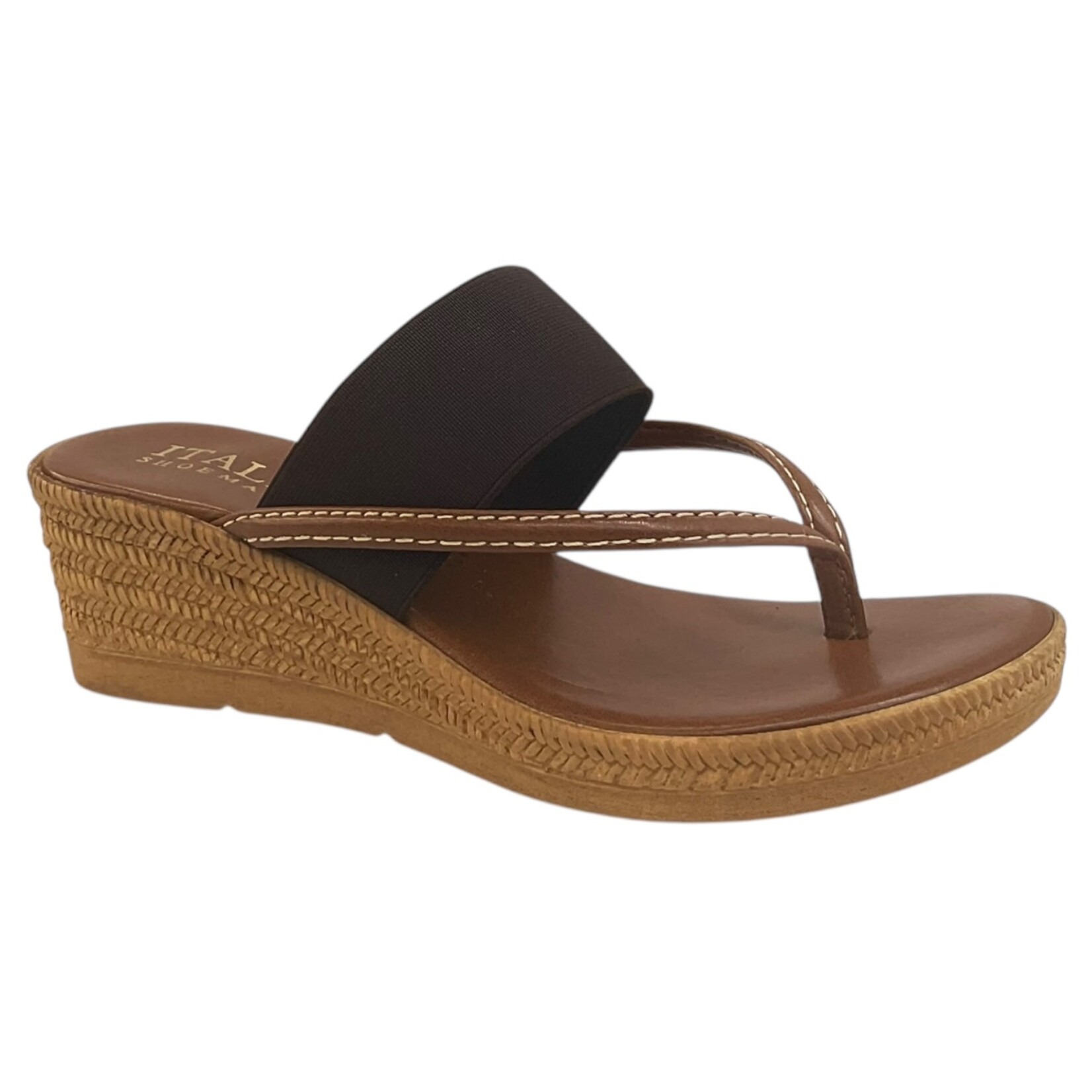 ITALIAN SHOEMAKERS ITALIAN SHOEMAKERS THONG TEXTURED WEDGE BAYLOR
