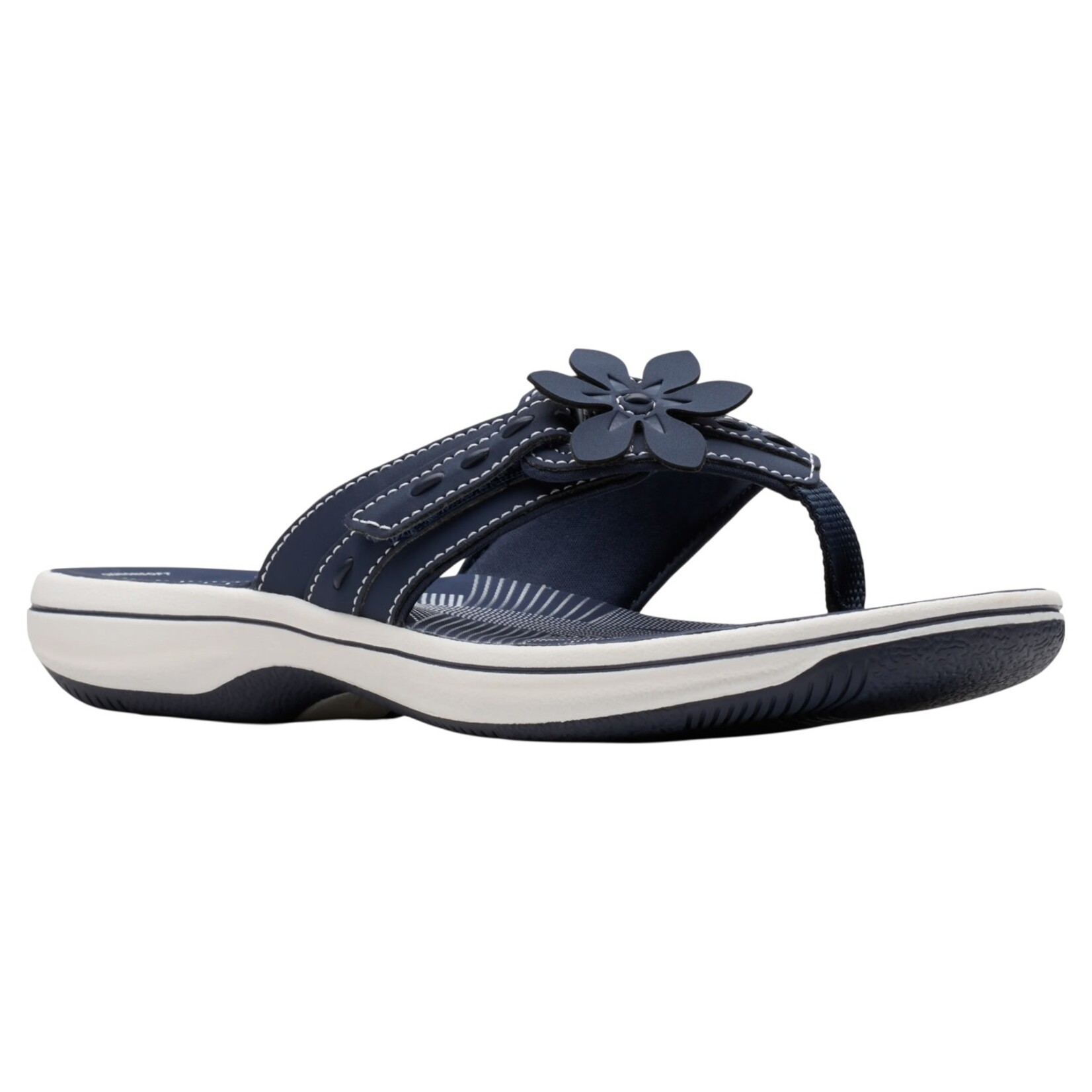 CLARKS CLARKS FLOWER DETAIL THON STRAP SANDAL BREEZE OPAL 26181782