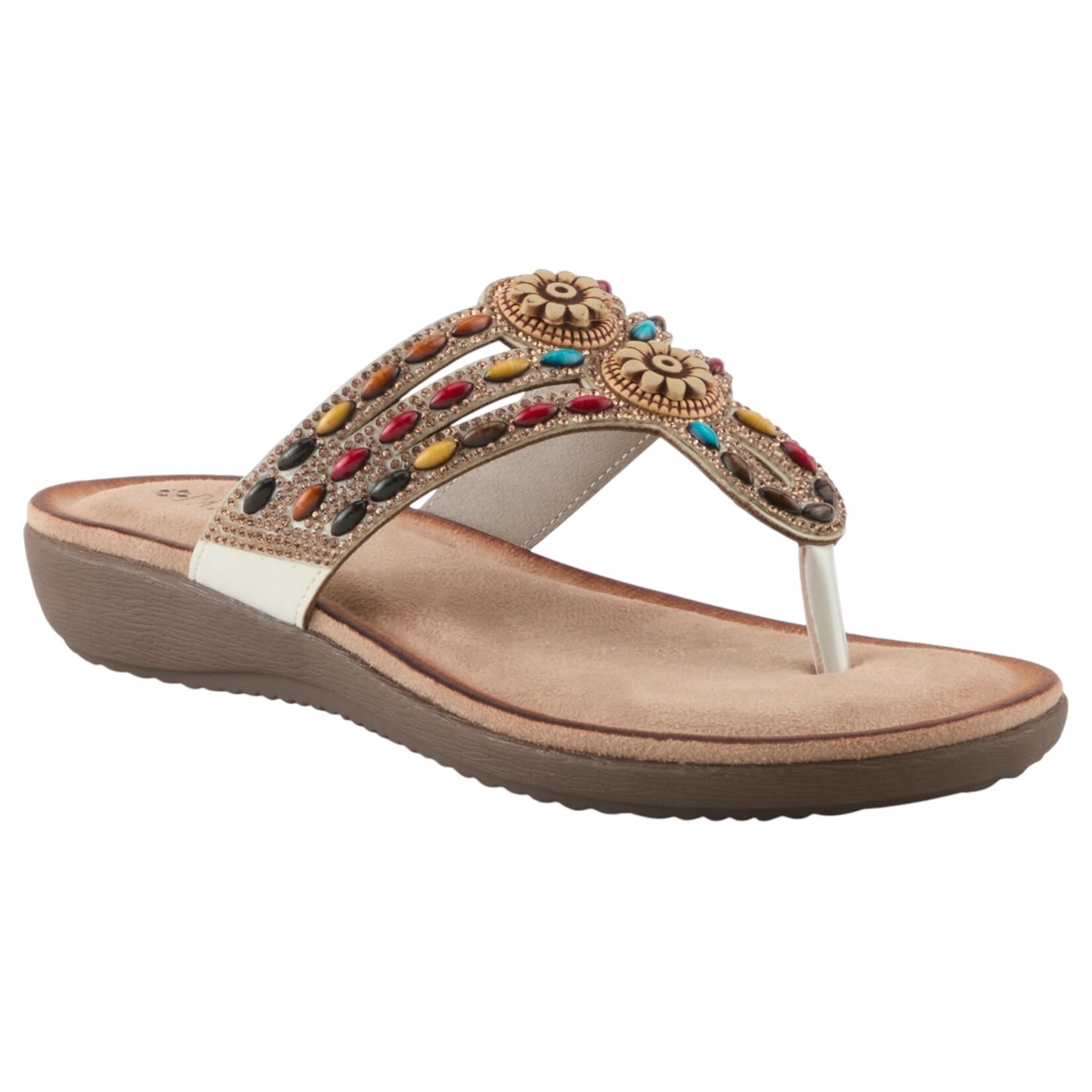 PATRIZIA PATRIZIA BEAD THONG SLIPPER PINA