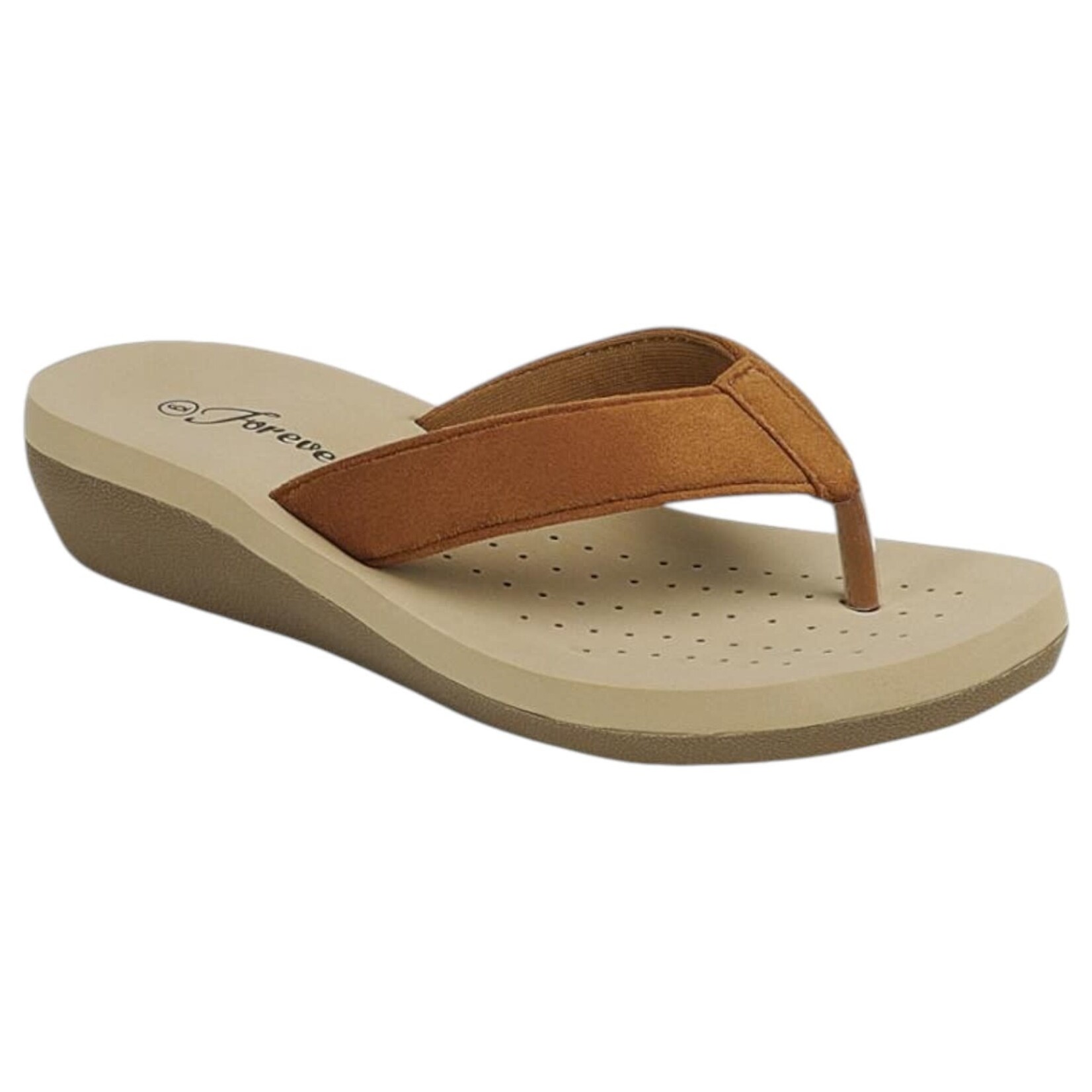 FOREVER FOREVER THONG SLIPPER SANDS-1