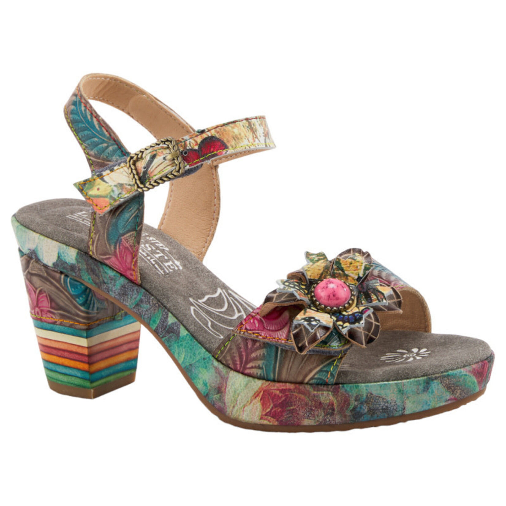 L'ARTISTE L'ARTISTE FLORAL HEEL LEILANIE
