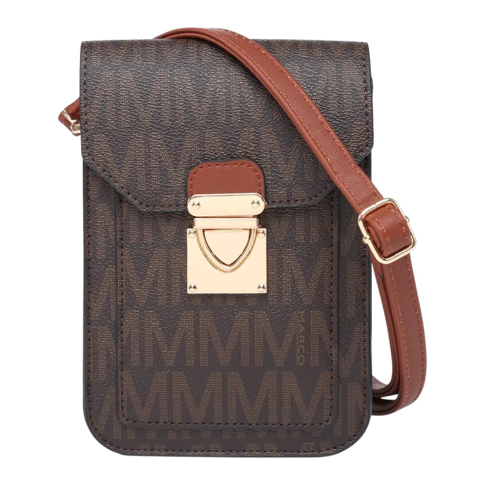 MARCO MARCO PRINTED MONOGRAM CROSSBODY XL-M-8506