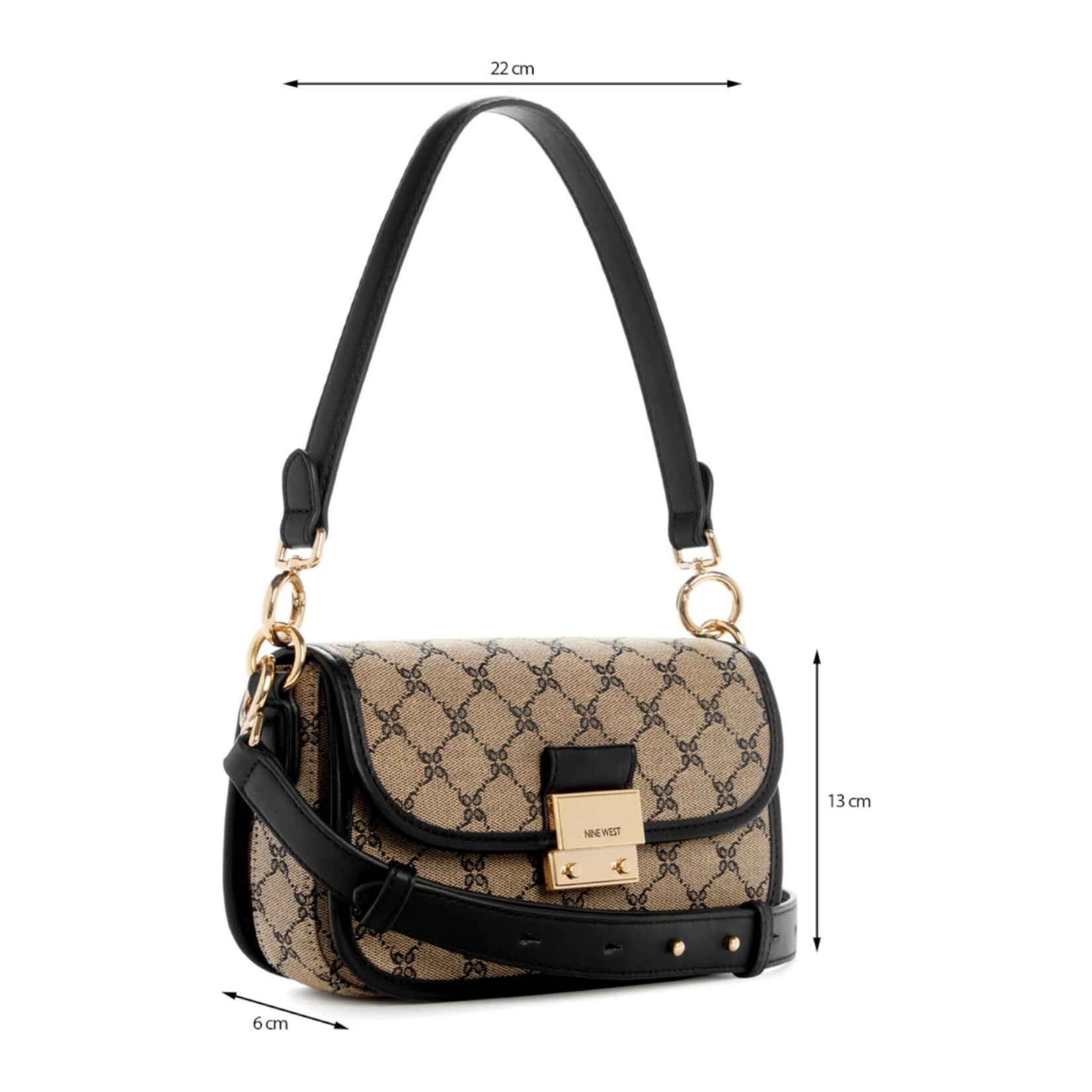 NINE WEST NINE WEST ALLINGTON FLAP SHOULDER BAG NGJ137878