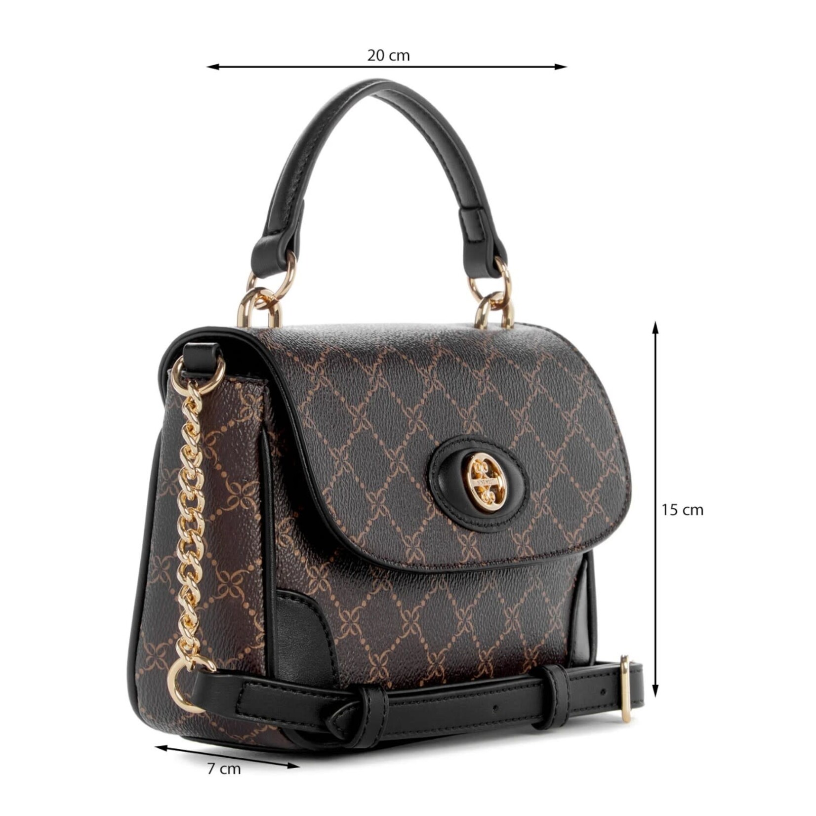 NINE WEST NINEWEST INNES MINI TOP HANDLE FLAP CROSSBODY NGG139378