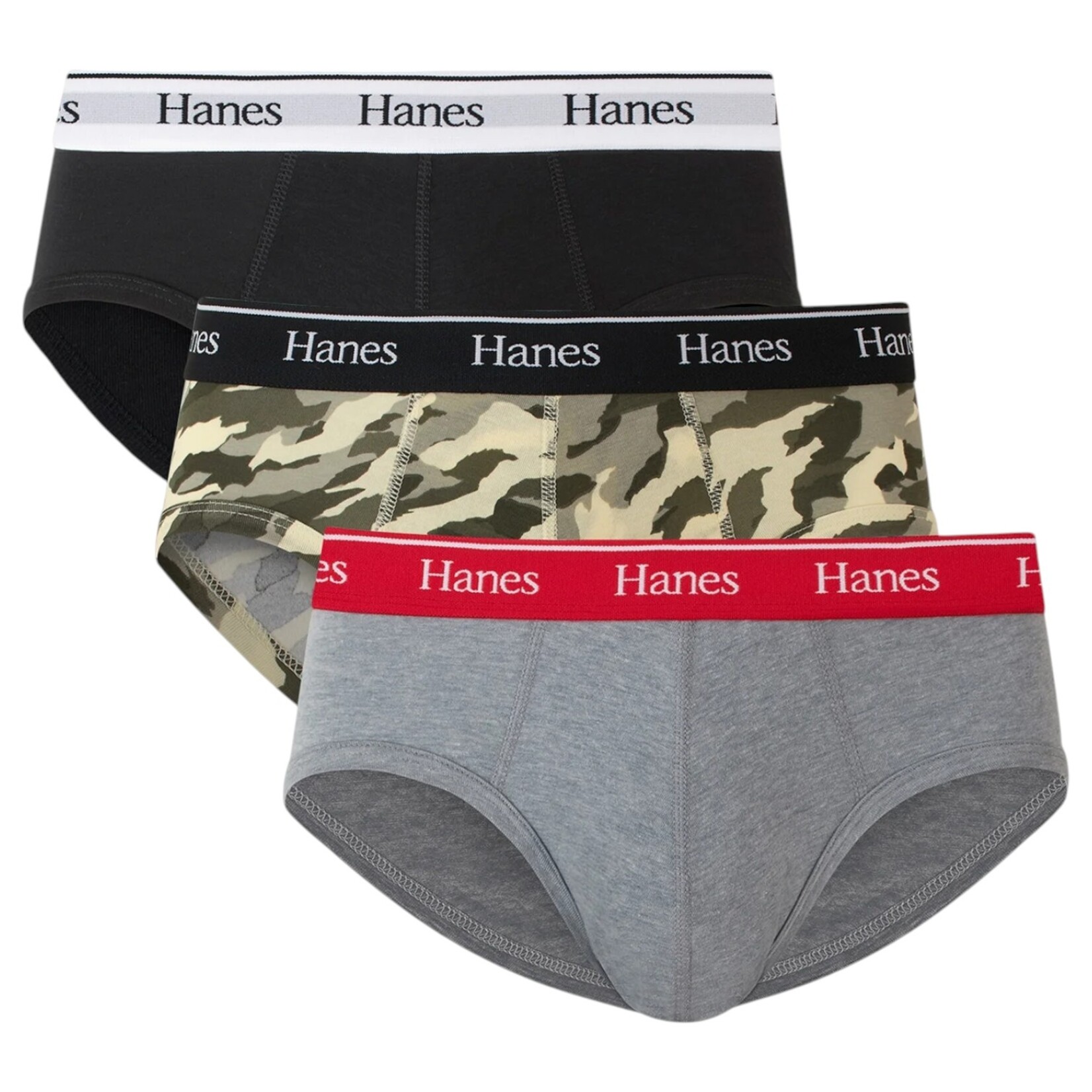 HANES HANES 3PK COLOURED BRIEFS TOGDB3