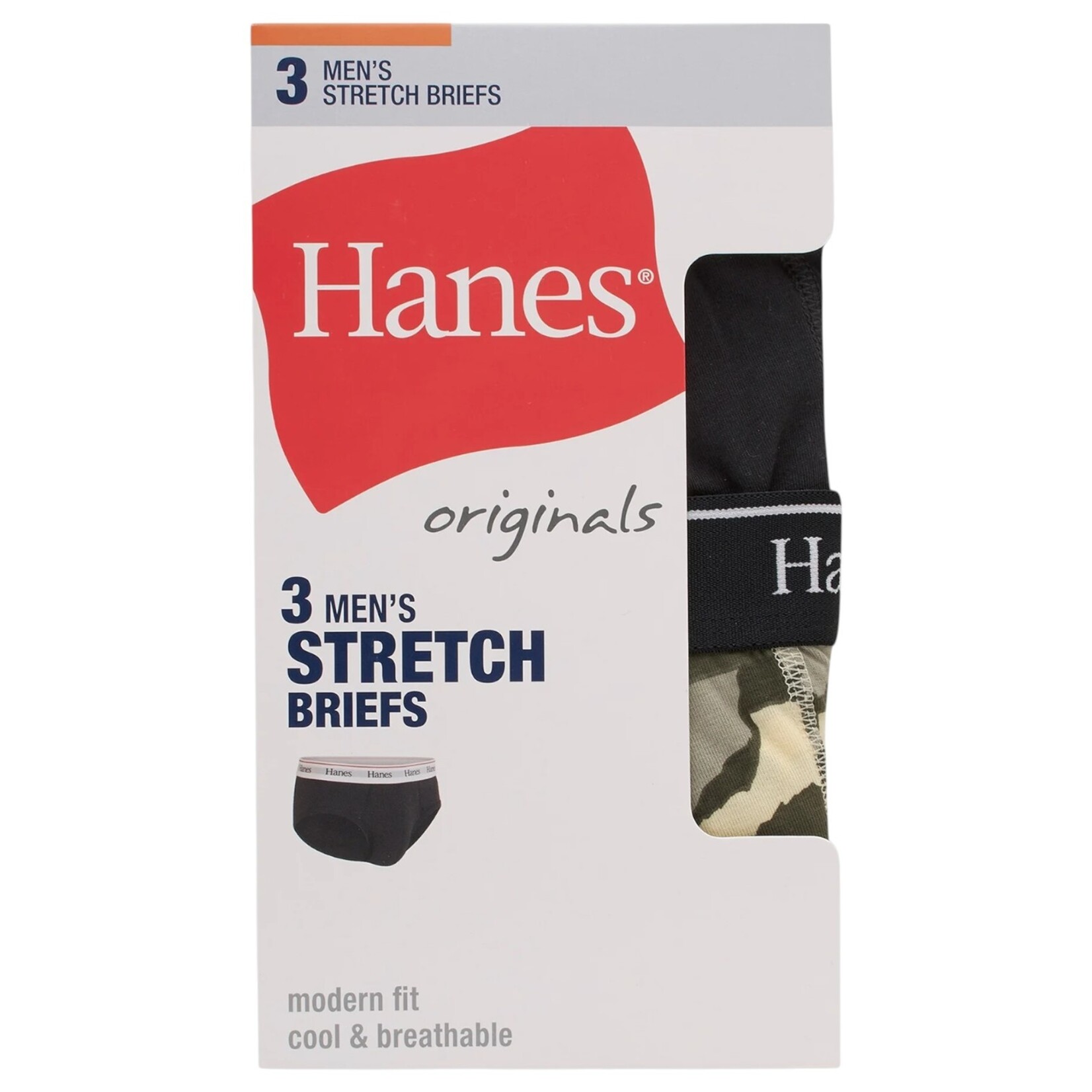 HANES HANES 3PK COLOURED BRIEFS TOGDB3