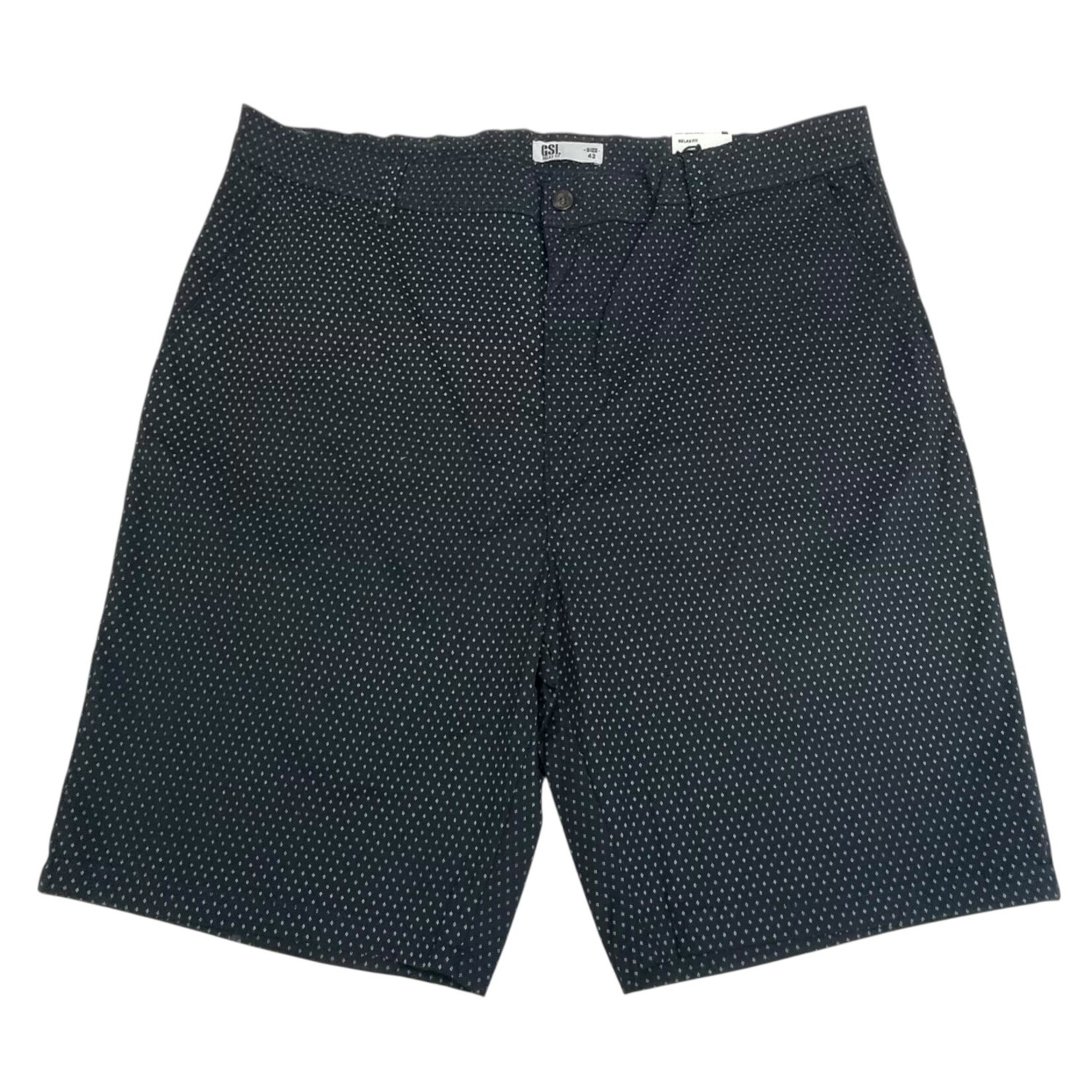 GSL GSL PLUS SIZE PRINTED CHINO SHORTS 23-G-826-D