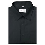 FASCINO FASCINO PLUS SINGLE BREAST POCKET SOLID LONG SLEEVE SHIRT ST-342PLS