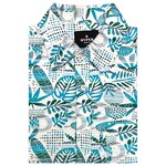 HYPER HYPER POPCORN TEXTURED PATTERNED SHORT SLEEVE SHIRT D7629