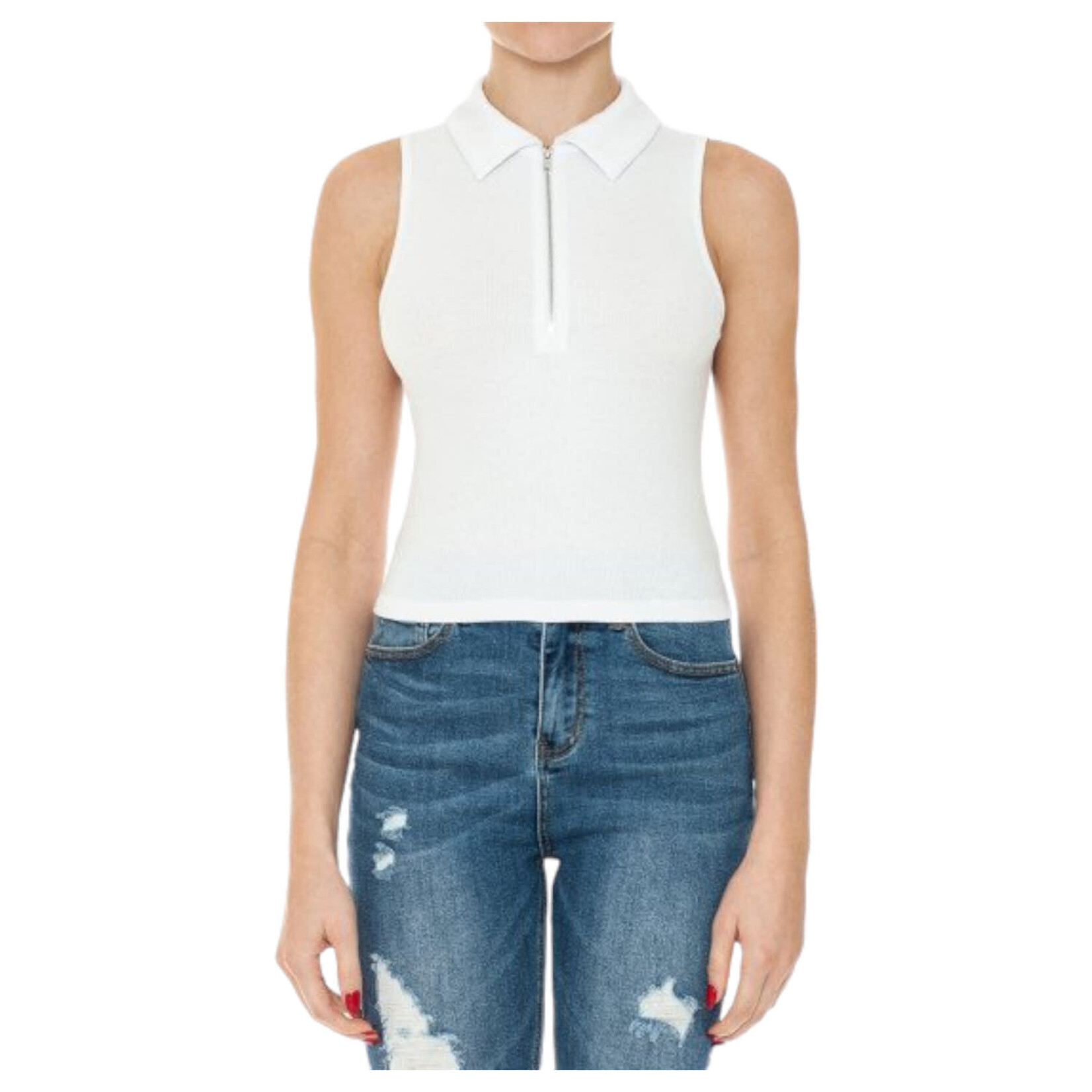 AMBIANCE APPAREL AMBIANCE SLEEVELESS TOP 75535