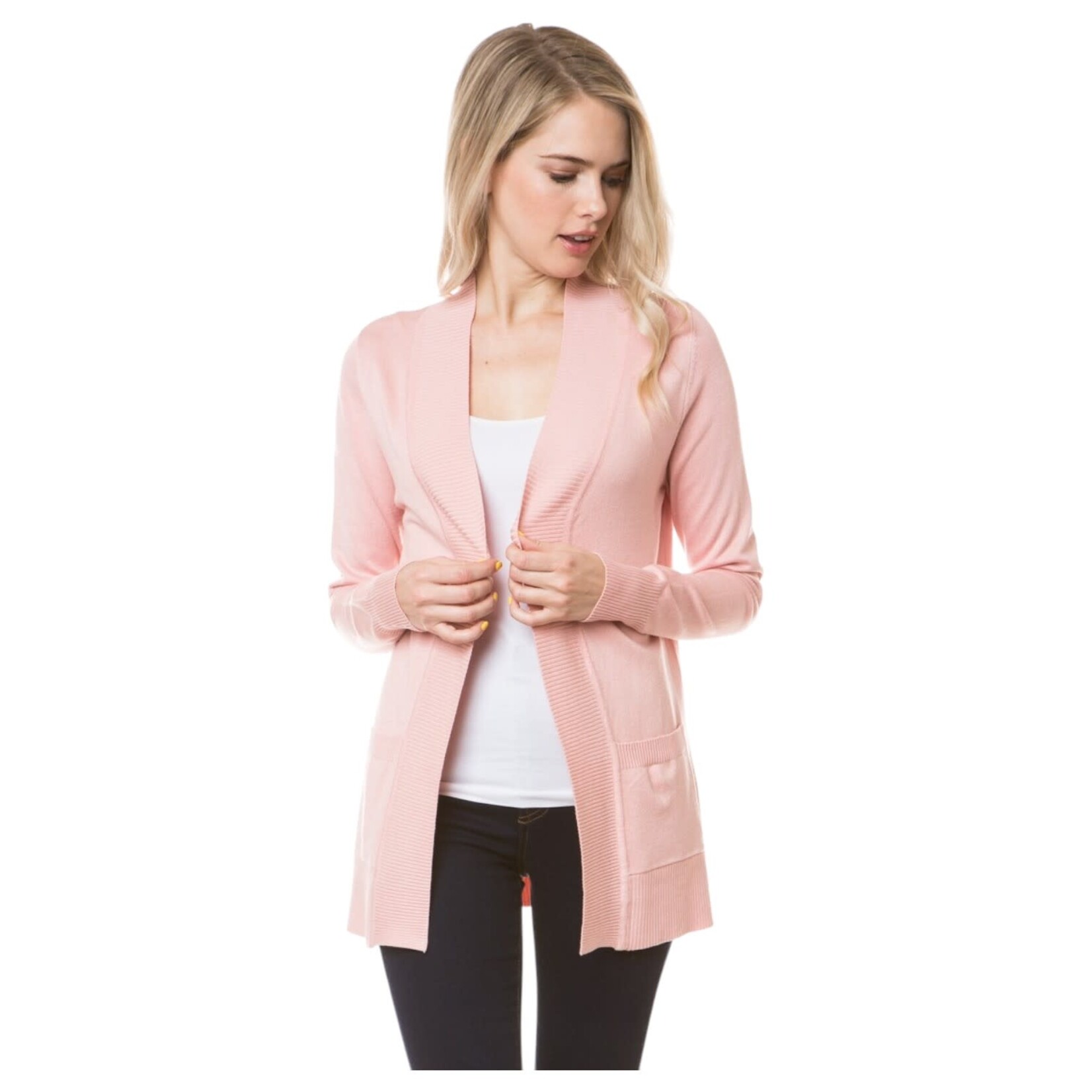 CIELO CIELO OPEN FRONT CARDIGAN SW565