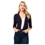 CIELO CIELO 3/4 SLEEVE CROPPED CARDIGAN SW246
