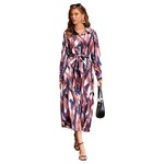 MISS KELLY MISS KELLY LONG SLEEVE BUTTON UP DRESS SD4998