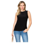 POPULAR 21 POPULAR 21 DOUBLE LAYERED SLEEVELESS TOP TJ7012-RM