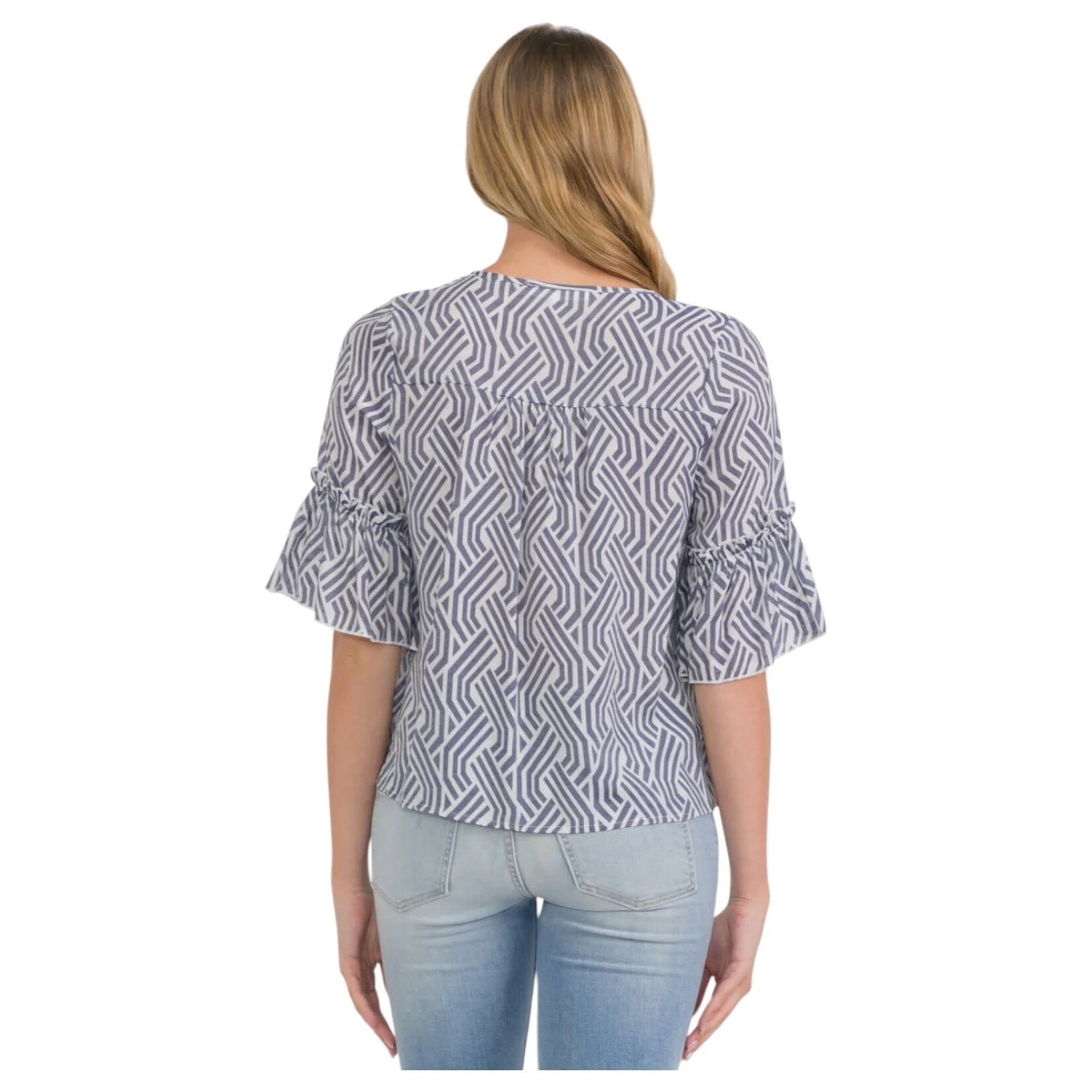 PERSEPTION PERSEPTION BUTTON UP SHORT SLEEVE TOP TP-MS-2093