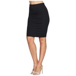 CHOCOLATE CHOCOLATE PONTE SKIRT LS4499