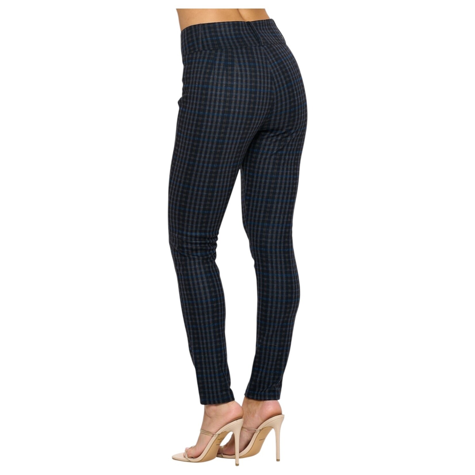 CHOCOLATE CHOCOLATE  HIGH WAIST CHECKERED SKINNY PANT 5A1976