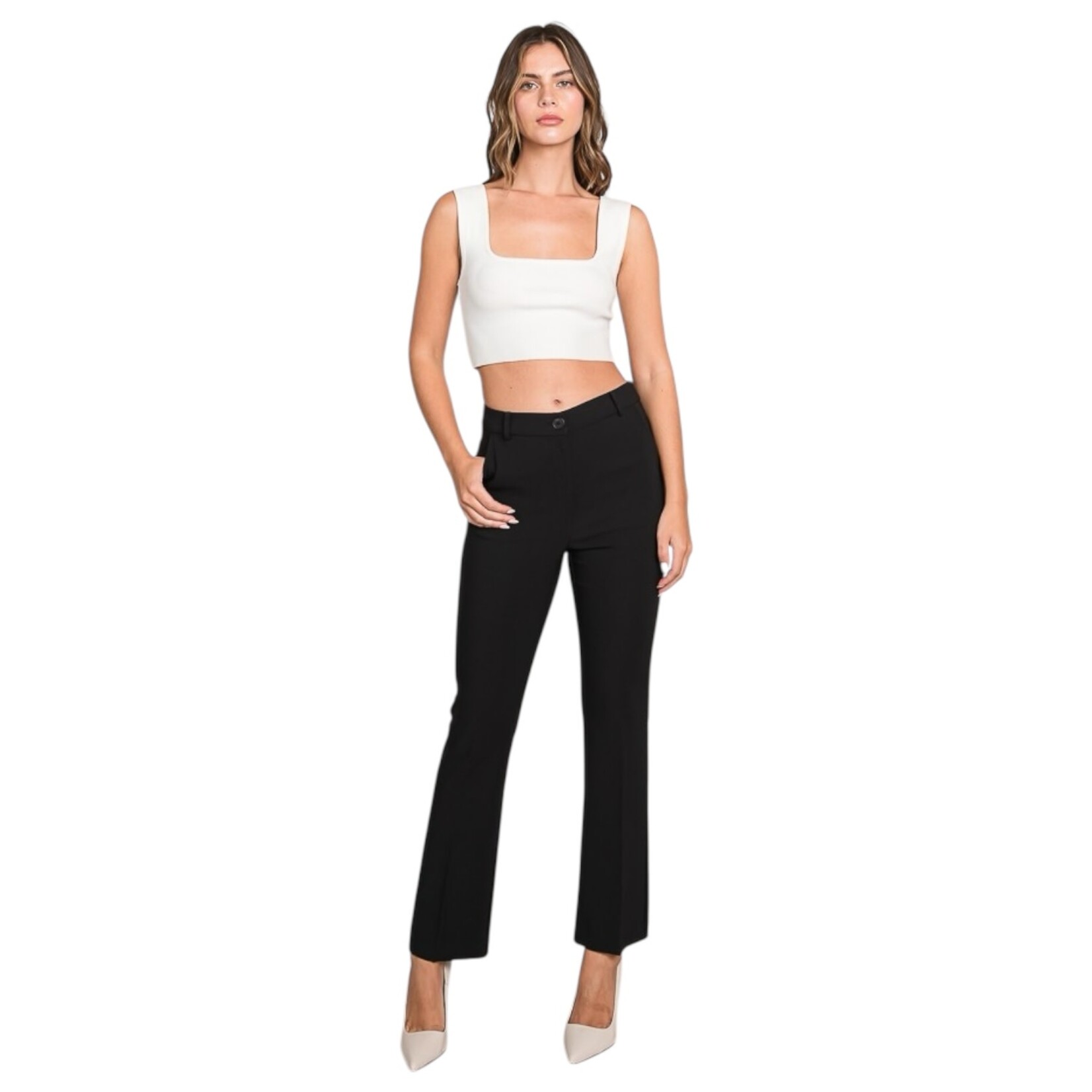 HAVE HAVE TWILL FLARED DRESSPANT 910691-TW169