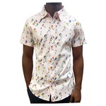 HYPER HYPER PATTERNED SHORT SLEEVE SHIRT D7720