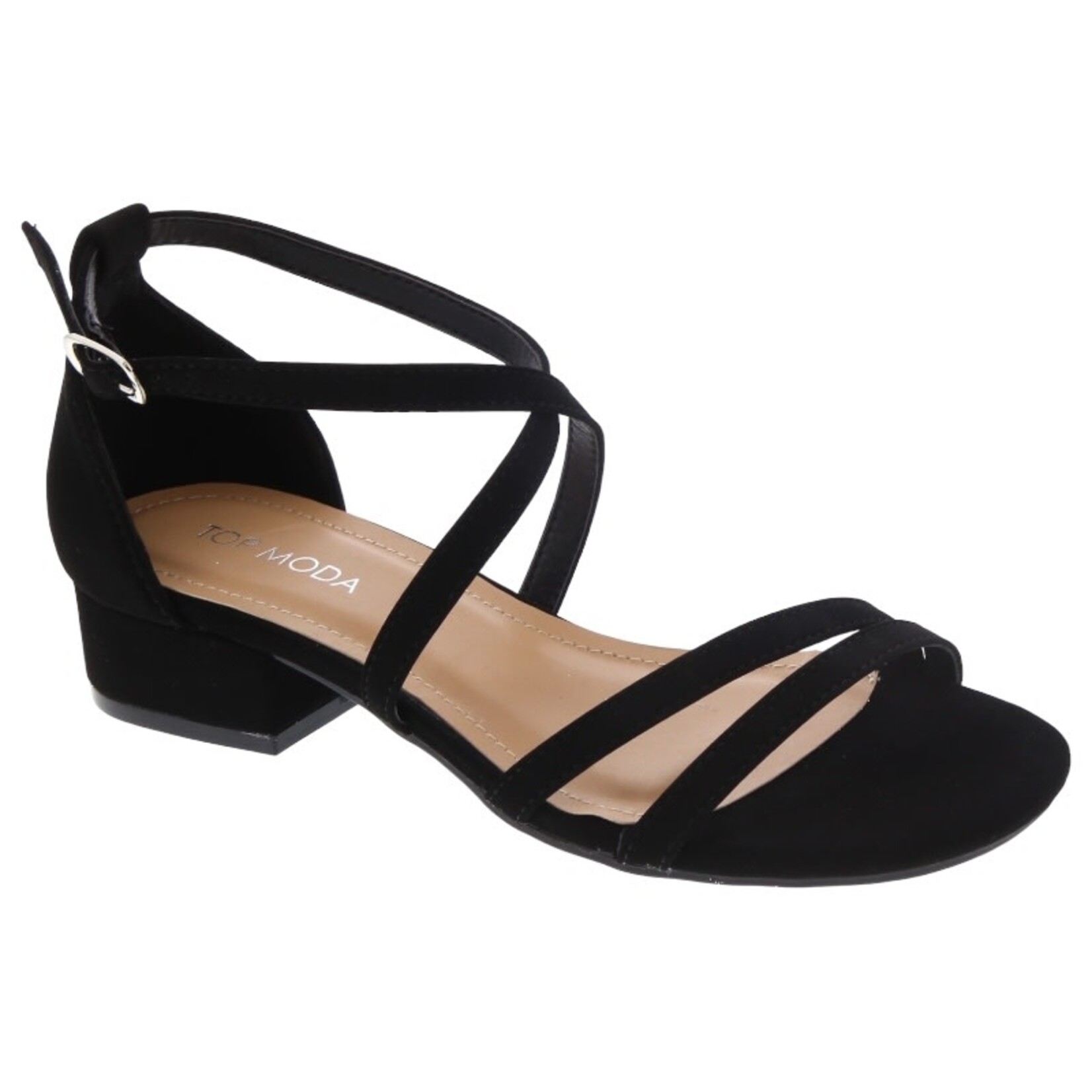 TOP MODA TOP MODA STRAPPY ANKLE STRAP LOW HEEL BURTON-46