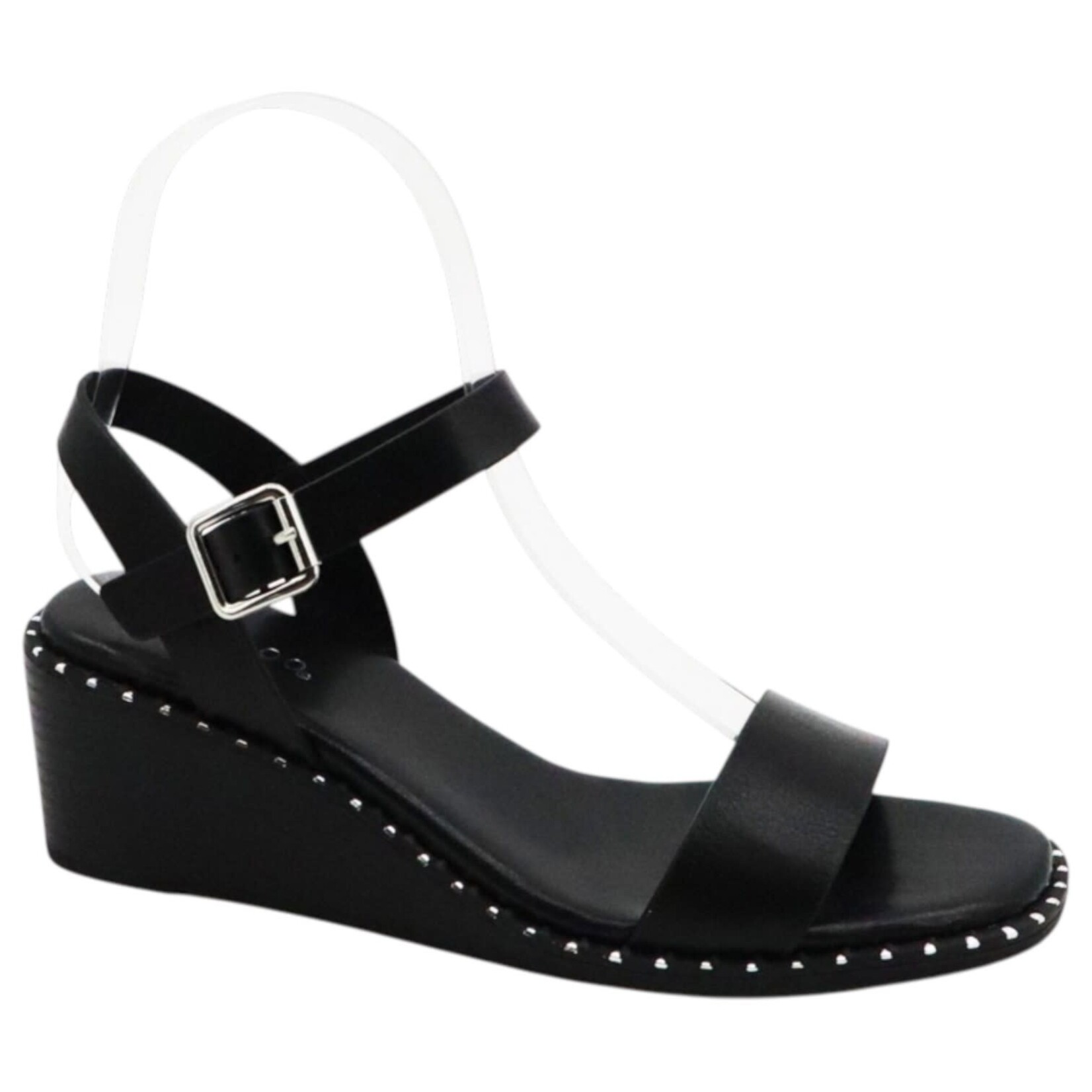 BAMBOO BAMBOO ONE BAND SLINGBACK WEDGE MINGLE-01