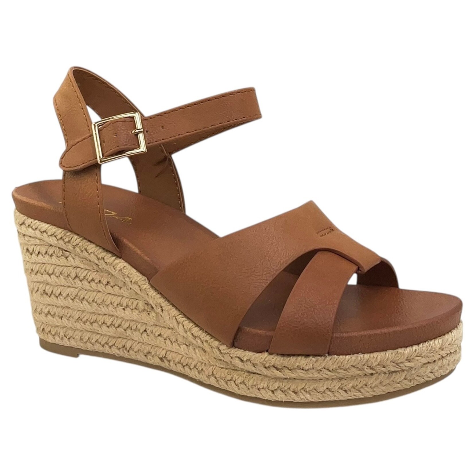 DELICIOUS DELICIOUS ESPADRILLE WEDGE FRONT