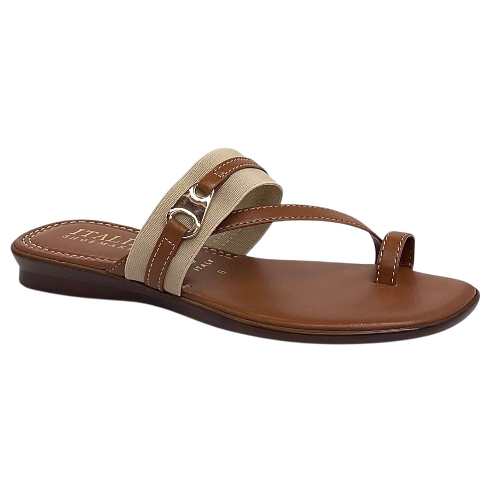 ITALIAN SHOEMAKERS ITALIAN TOE LOOP SLIPPER VENETIA