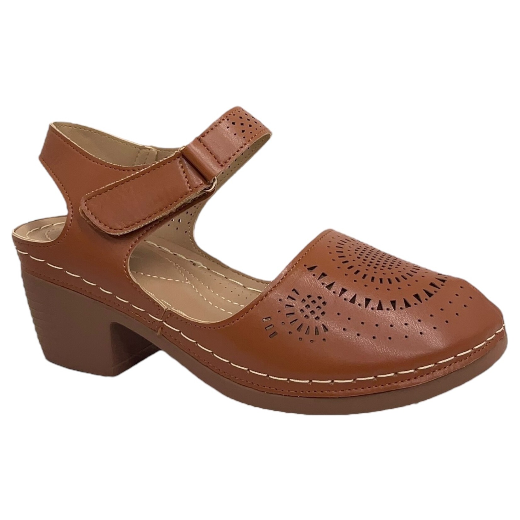 ATALINA ATALINA LAZER CUT CLOG HEEL DC9211