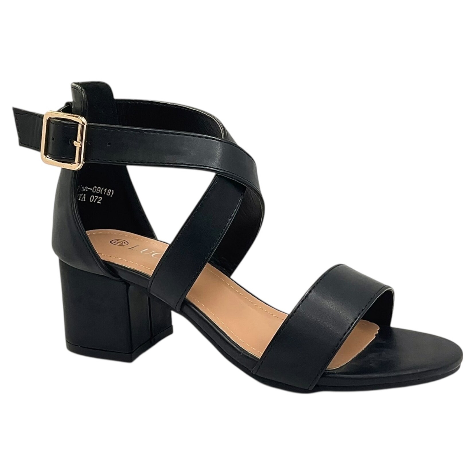 LUCITA LUCITA ANKLE STRAP BLOCK HEEL ALINA-09