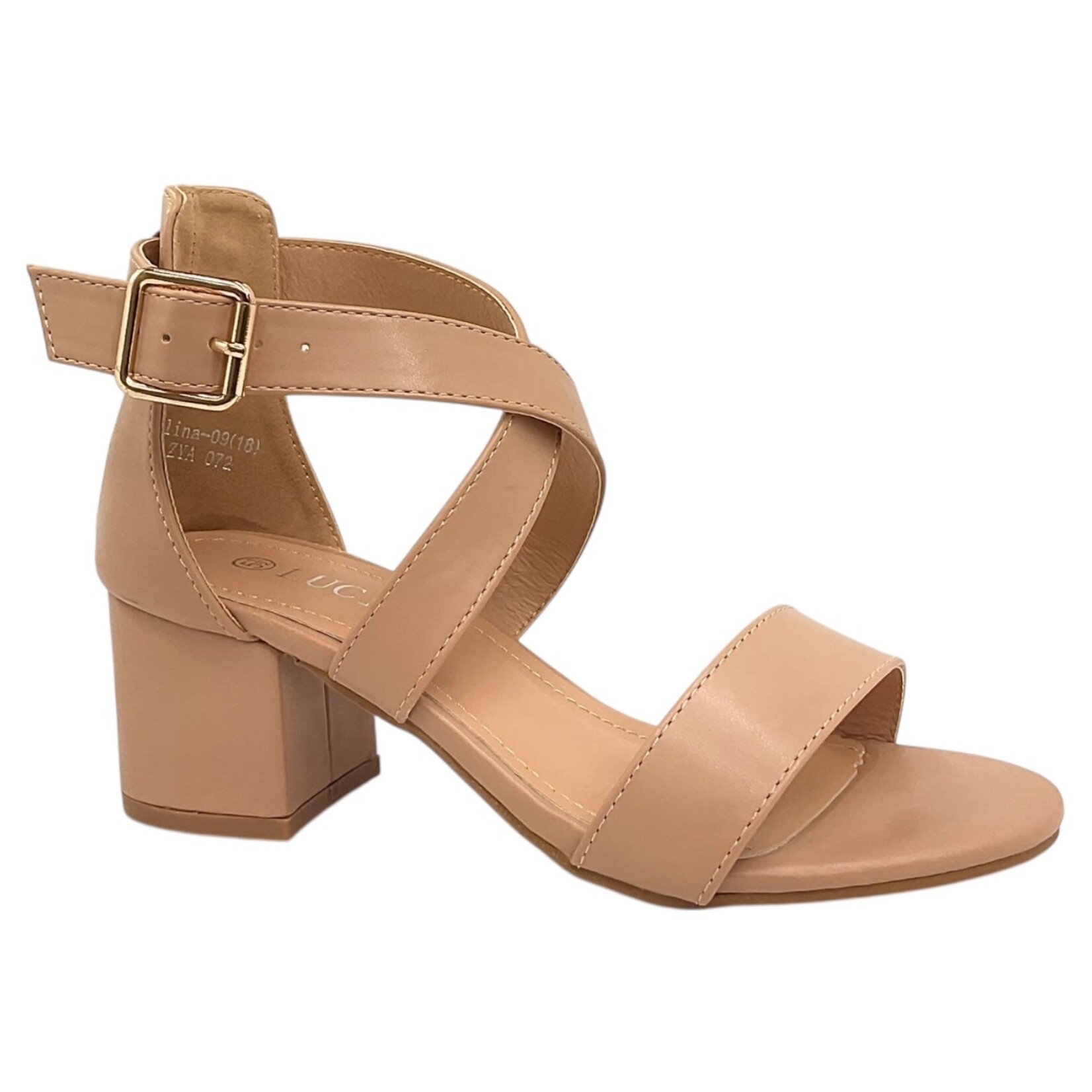 LUCITA LUCITA ANKLE STRAP BLOCK HEEL ALINA-09