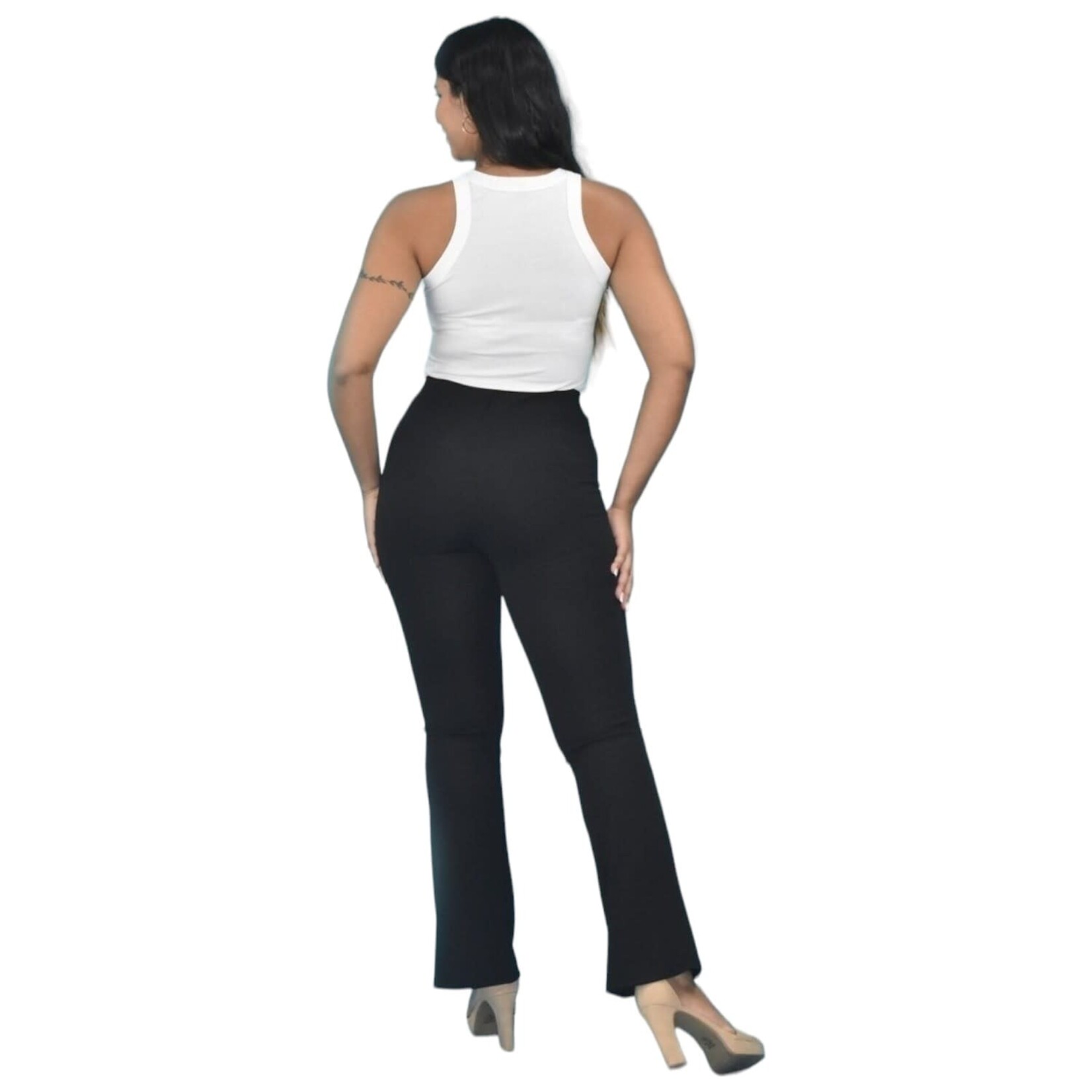 LAC BLEU LAC BLEU HIGH RISE STRAIGHT DRESSPANT A3879
