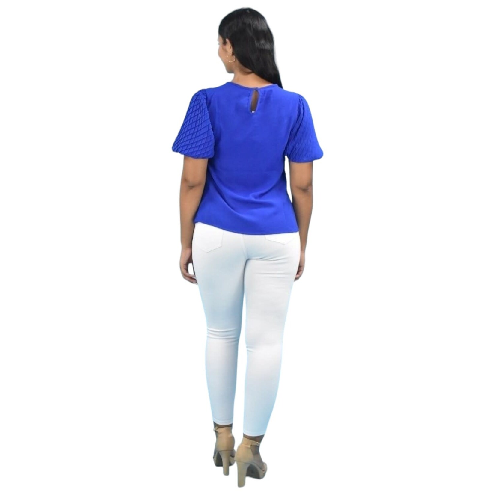 LAC BLEU LAC BLEU SHORT SLEEVE TOP B3943
