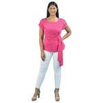 LAC BLEU LAC BLEU TIE FRONT TOP B3941