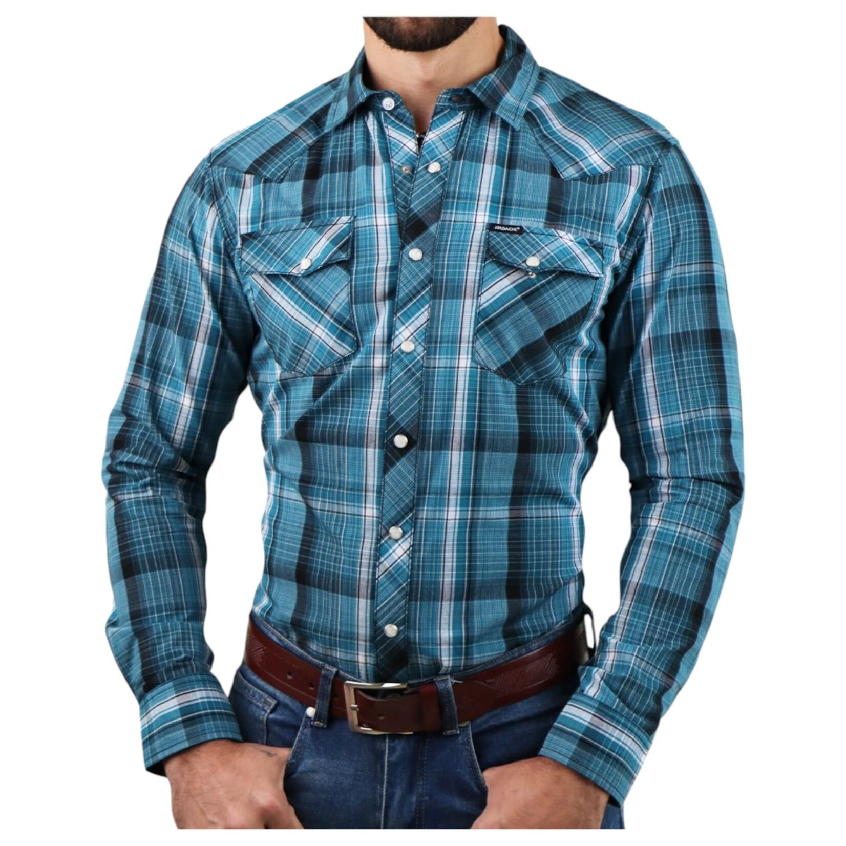 JORDACHE CLOTHING JORDACHE LONG SLEEVE PLAID SHIRT 20L-839