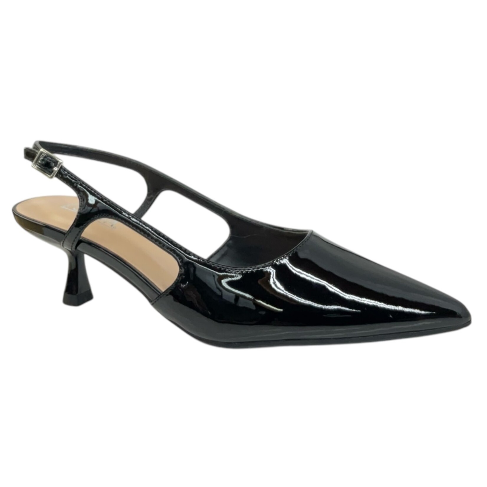 SODA SODA POINTED TOE SLINGBACK KITTEN HEEL BELL