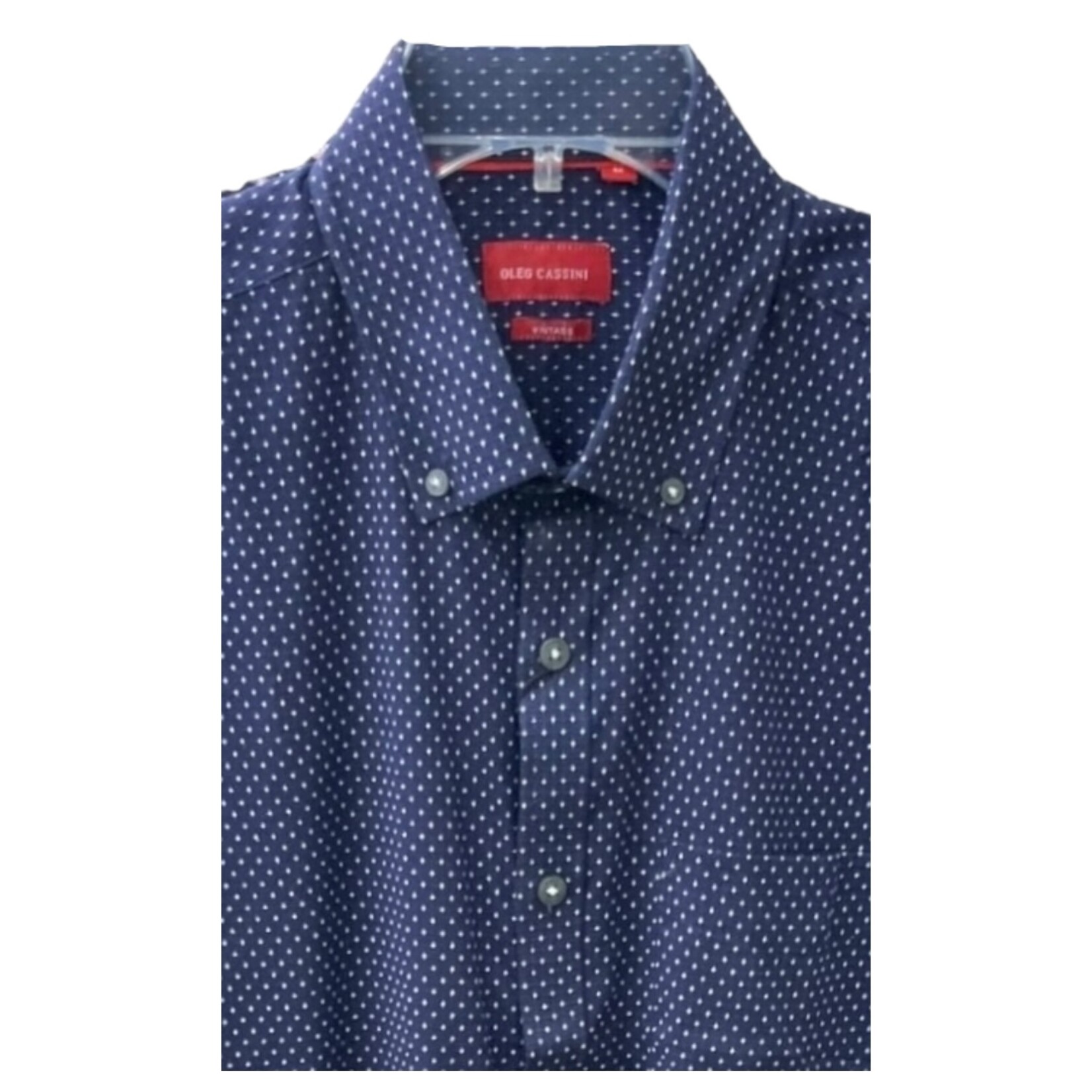 OLEG CASSINI OLEG CASSINI PRINTED SHIRT 13S-1616