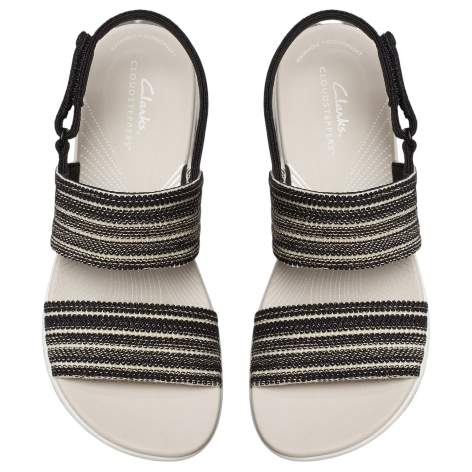 CLARKS CLARKS DOUBLE BAND VELCRO SANDAL ARLA STROLL 26177185