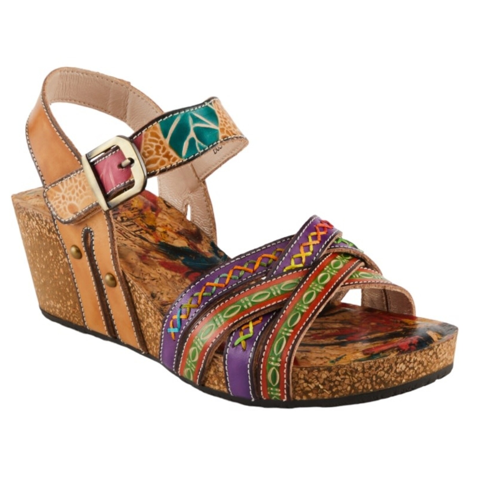 L'ARTISTE L'ARTISTE WEDGE SANDAL BOSQUET