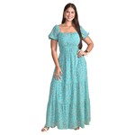 LAC BLEU LAC BLEU LONG DRESS B4574