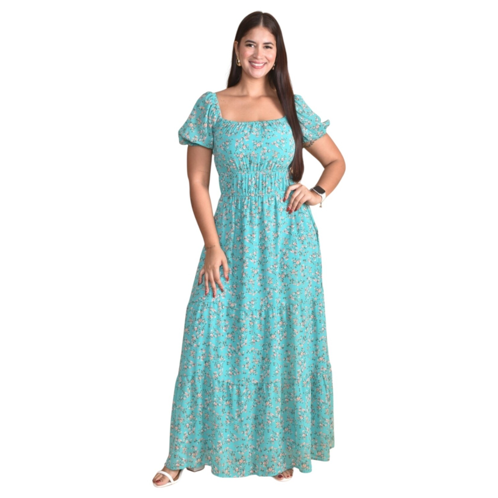 LAC BLEU LAC BLEU LONG DRESS B4574