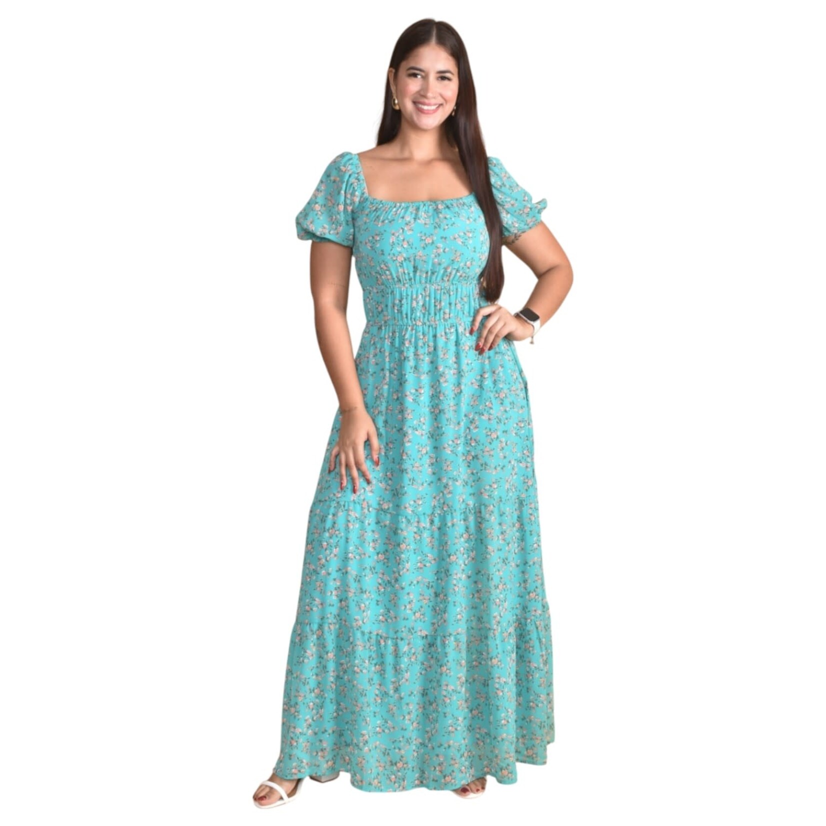 LAC BLEU LAC BLEU LONG DRESS B4574