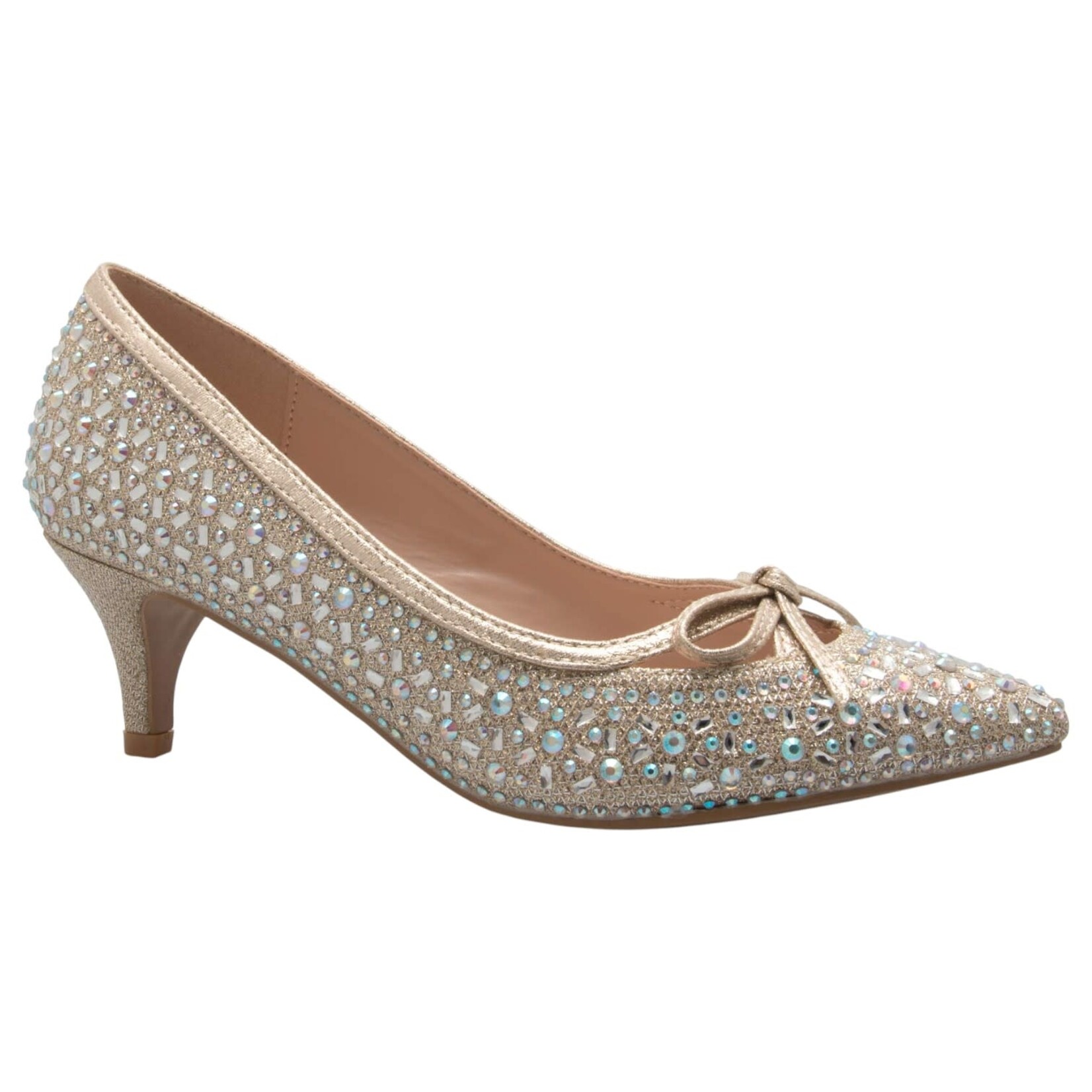 FOREVER FOREVER RHINESTONE BOW PUMPS AUBREE-18