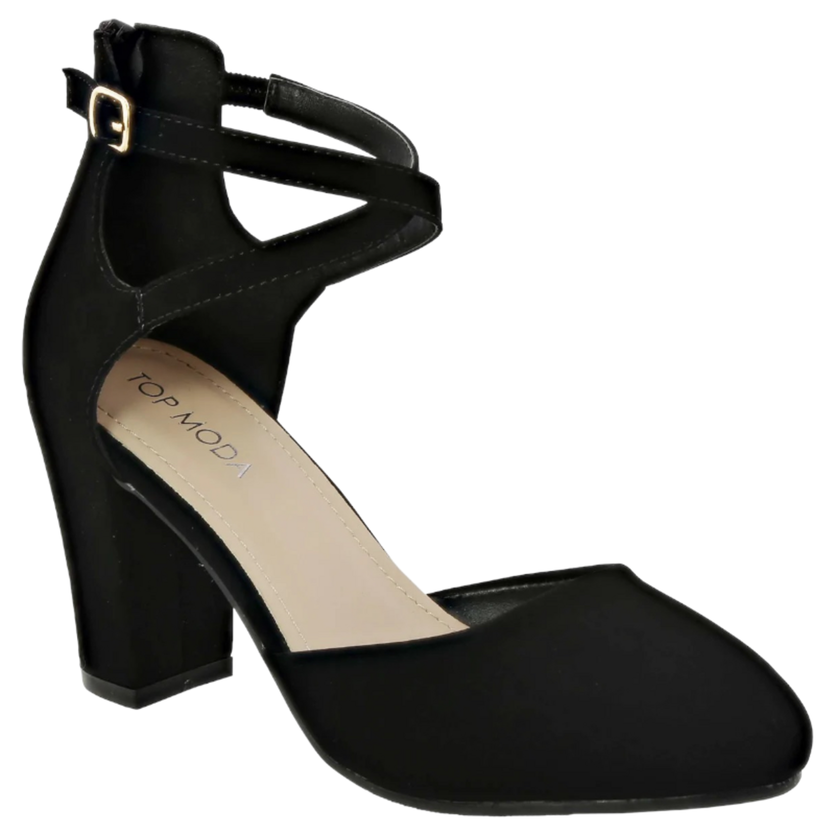 TOP MODA TOP MODA ANKLE STRAP BLOCK HEEL GALLERY-1