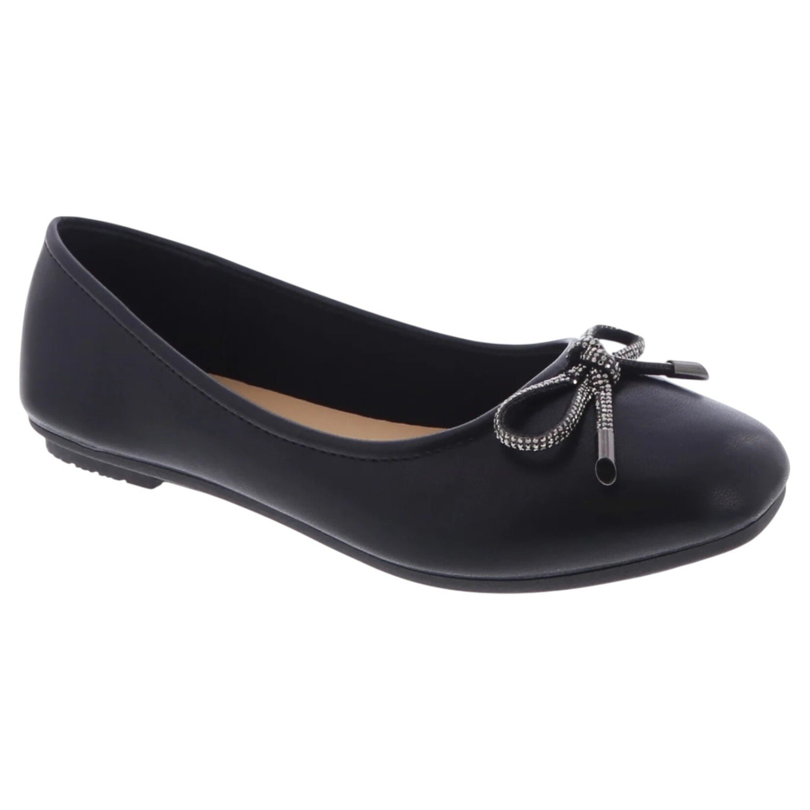 TOP MODA TOP MODA RHINESTONE BOW FLATS DOROTHY-77