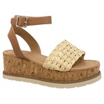 SODA SODA ANKLE STRAP CORK PLATFORM WEDGE PIN