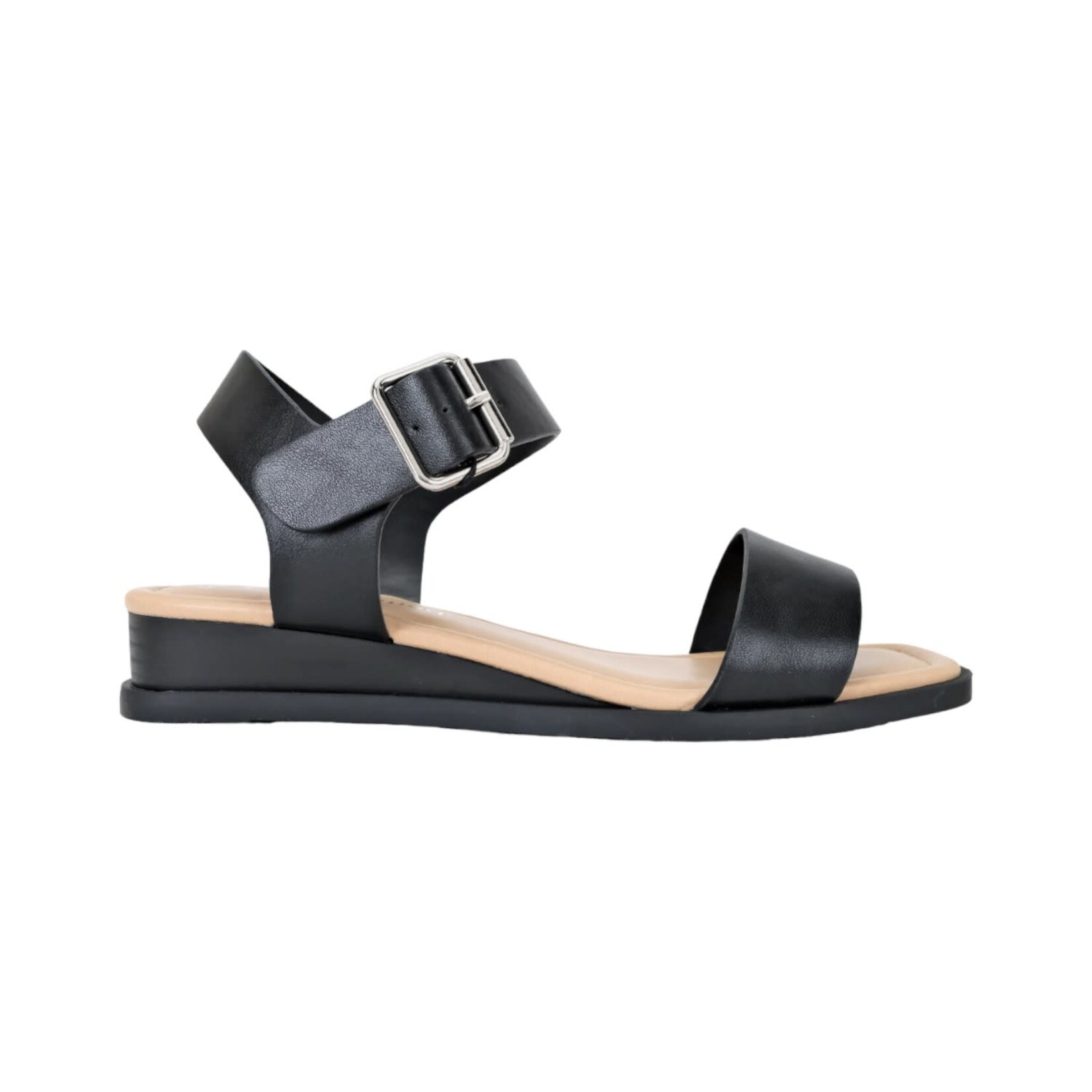 SODA SODA WIDE ANKLE STRAP SANDAL W-CHOP