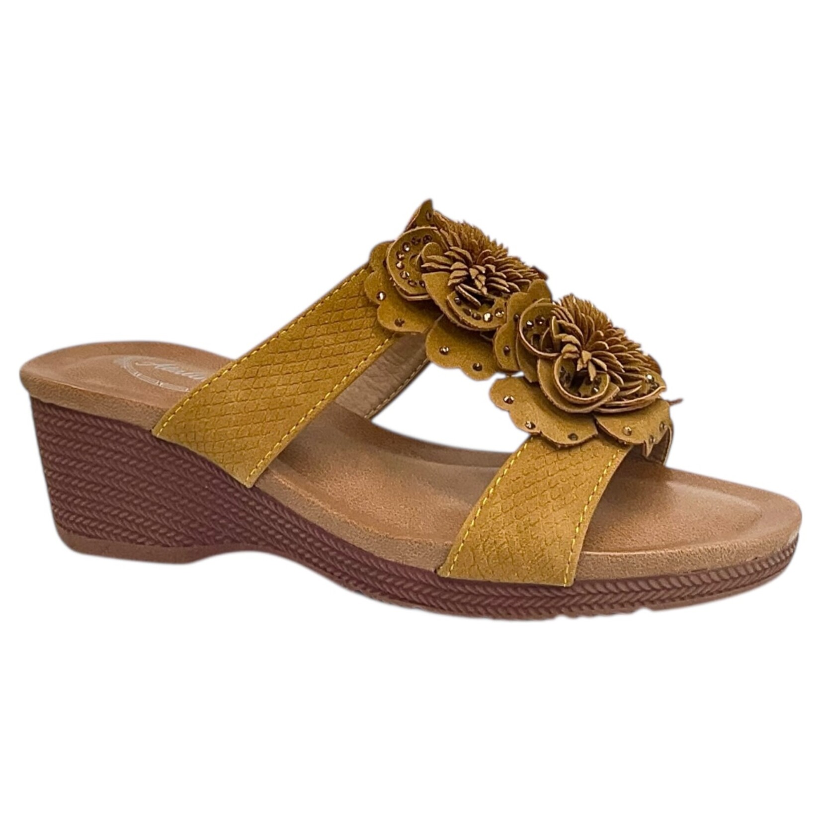 ATALINA ATALINA FLOWER DETAIL WEDGE DC4007