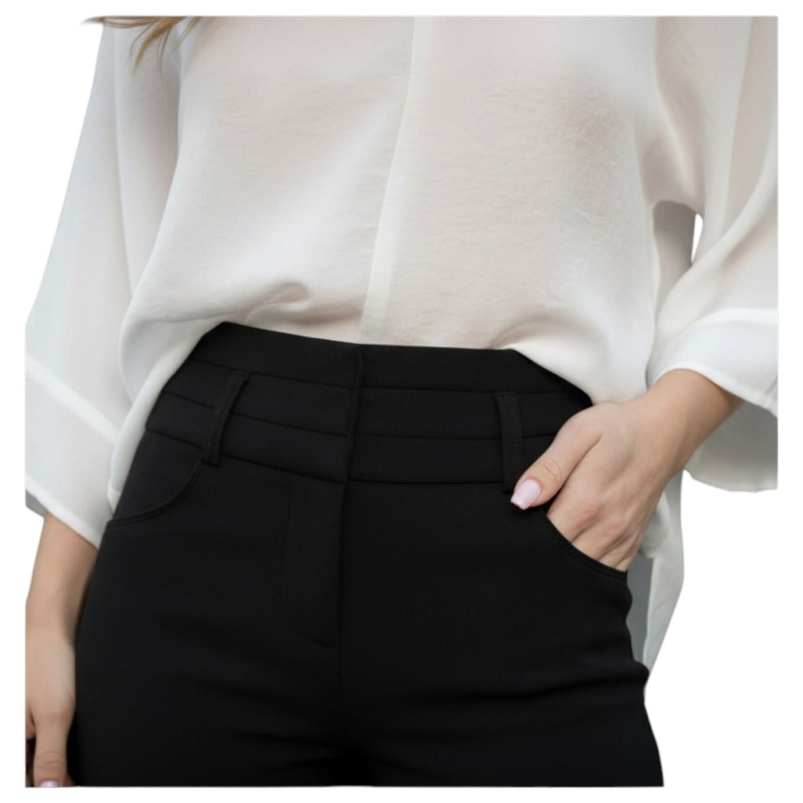 DAZZ DAZZ CREPE SKINNY DRESSPANT D36155