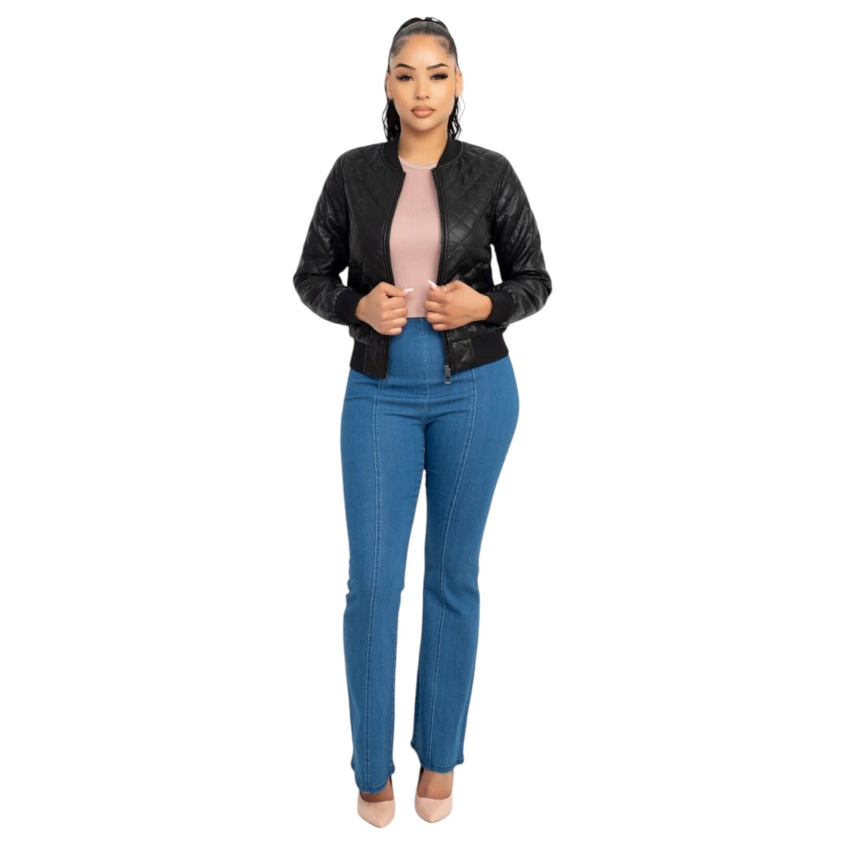 IRIS IRIS QUILTED BOMER JACKET DBJ50938