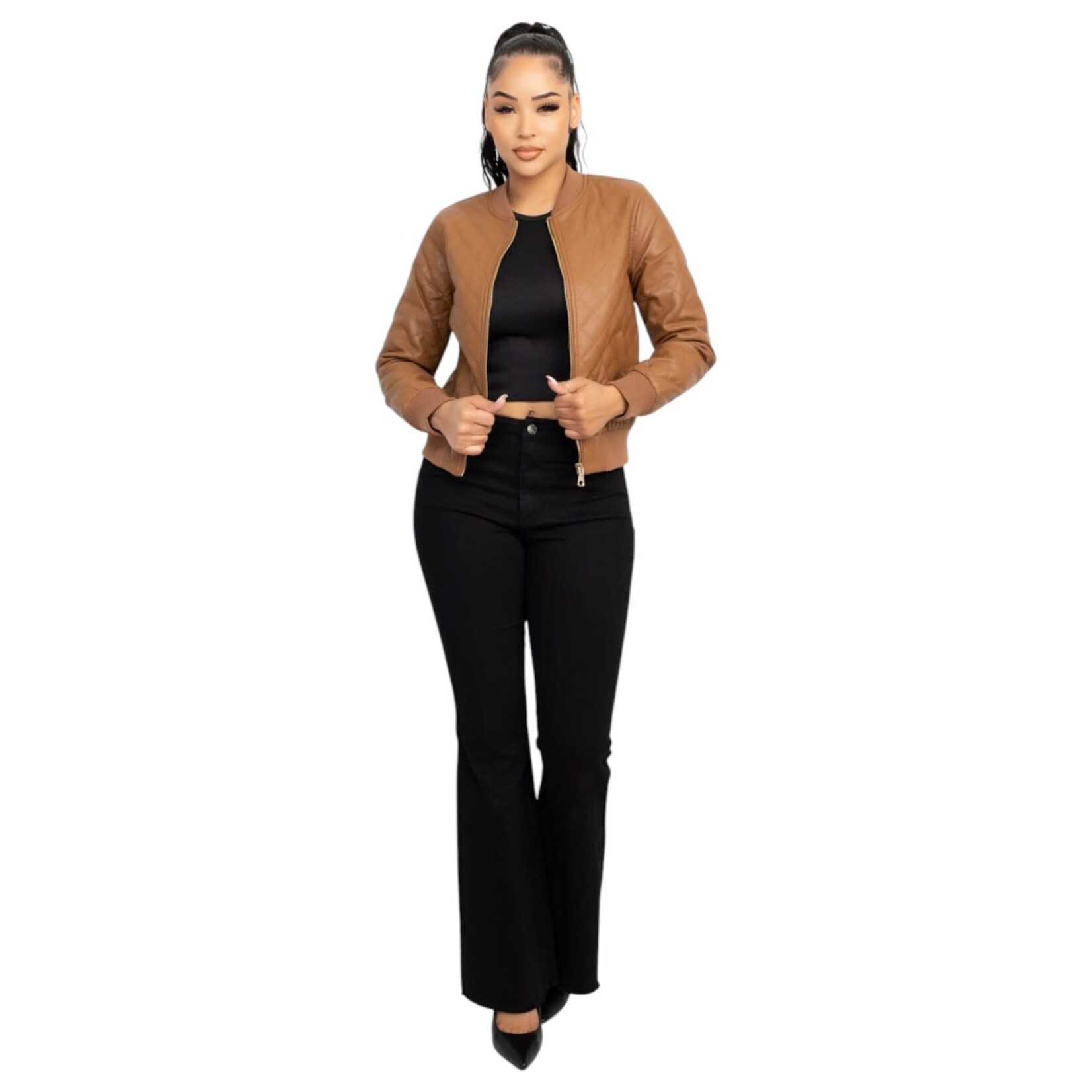 IRIS IRIS QUILTED BOMER JACKET DBJ50938